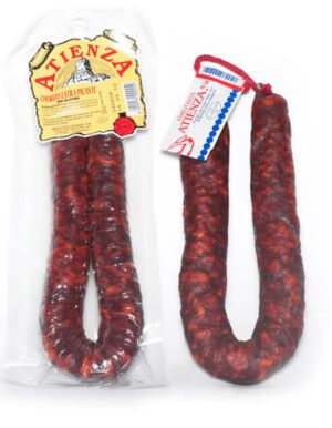 Chorizo EMBUTIDOS ATIENZA extra picante Pieza 280grs.
