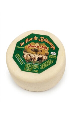Queso de Oveja Tierno  LA FLOR DE BRIHUEGA 950 grs. Aprox.